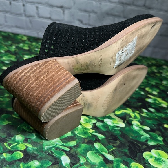 Marc Fisher Mule Ripley Suede Black Tan size 6 1/2M - Picture 11 of 14